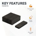 Y30BH Ceramic Rectangular Magnet - 1-7/8 in. x 3/4 in. x 3/16 in. thick - 3.31lbs Pull