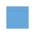 MagFlex® Scrumboard Magnet - Gloss Blue Dry Erase Surface - 1/32 in.