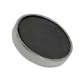 Ceramic Pot Magnet with M5 Internal Thread - 1-7/8 in. dia x 3/8 in. thick - 50.72lbs Pull