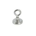 Ceramic Clamping Magnet with M6 Eyebolt - 1-1/4 in. dia - 12.79lbs Pull