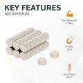 N35 Neodymium Disc Magnet - 1/8 in. dia x 1/16 in. thick - 0.39lbs Pull