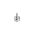 N42 Neodymium Pot Magnet with M3 Stud - 3/8 in. dia x 3/16 in. thick - 6.61lbs Pull