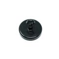 (Seconds) 1-9/16 in. dia Ferrite Black Painted Clamping Magnet with M4 Hook - 22.5lbs Pull