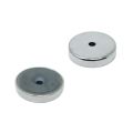 Y30BH Ceramic Countersunk Pot Magnet - 1-9/16 in. dia x 5/16 in. thick x 3/16 in. hole - 24.26lbs Pull