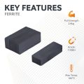 Y30BH Ceramic Rectangular Magnet - 1-7/8 in. x 3/4 in. x 3/8 in. thick - 5.73lbs Pull
