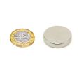 N42 Neodymium Disc Magnet - 1 in. dia x 3/16 in. thick - 20.5lbs Pull