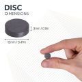 Y30 Ceramic Disc Magnet - 15/32 in. diameter x 1/8 in. thick - 0.23lbs Pull