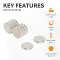 N42 Neodymium Disc Magnet - 9/16 in. dia x 1/16 in. thick - 3.74lbs Pull