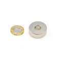 N42 Neodymium Diametrically Magnetised Ring Magnet - 1-3/16 in. O.D. x 3/8 in. I.D. x 3/8 in. thick