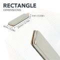 N42 Neodymium Adhesive Rectangular Magnet - 13/16 in. x 1/4 in. x 1/16 in. thick - 3.52lbs Pull