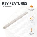 N42 Neodymium Rectangular Magnet - 5-1/8 in. x 5/16 in. x 3/16 in. thick - 52.25lbs Pull