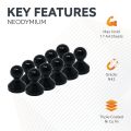 Large Acrylic Push Pin Magnet - 7/8 in. dia x 1 in. tall