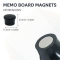 Small Colored High Power 'Memo' Board Magnets - Office & Refrigerator (11/16 in. dia x 1/2 in. tall)