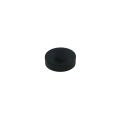 Rubber Coated POS Magnet Countersunk with M4 Boss Thread - 7/8 in. dia x 1/4 in. high - Black - 11.02lbs Pull
