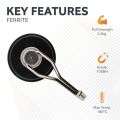 Ceramic Pot Magnet with Swivel Hook - 1-7/16 in. dia - 5.07lbs Pull