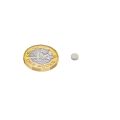 N42 Neodymium Disc Magnet - 3/16 in. dia x 1/16 in. thick - 1.01lbs Pull