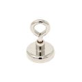 N42 Neodymium Clamping Magnet with M6 Eyebolt - Machine Lathed - 1-3/8 in. dia 82.02lbs Pull
