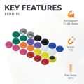 Medium Notice Board/Planning Magnets - 1-3/16 in. dia x 5/16 in. high