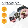 N42 Neodymium Adhesive Disc Magnet - 19/32 in. dia x 1/32 in. thick - 2.42lbs Pull