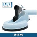 SCREWD 4-9/16 in. diameter (12-9/16 in. x 11 in.) Quad Suction Lifter - 264lbs Pull