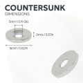 Neodymium Pot Magnets, Steel Discs & Screws Pack - 5/8 in. dia