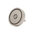 N42 Neodymium Pot Magnet with M10 Eyebolt + 10m Rope - 3 in. dia x 19/32 in. - 441lbs Pull