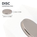 N42 Neodymium Disc Magnet - 1 in. dia x 1/8 in. thick - 12.12lbs Pull