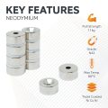 N42 Neodymium Countersunk Disc Magnet - 13/16 in. dia x 3/8 in. thick x 3/16 in. Hole - 24.25lbs Pull