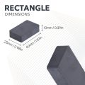 Y30BH Ceramic Rectangular Magnet - 1-9/16 in. x 1 in. x 3/8 in. thick - 6.17lbs Pull
