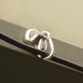 N42 Neodymium Pot Magnet with Carabiner - 1 in. dia - 50.71lbs Pull