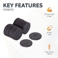 Y10 Ceramic Disc Magnet - 1-3/16 in. dia x 3/16 in. thick - 0.45lbs Pull