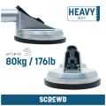 SCREWD 4-9/16 in. diameter x 12-9/16 in. length Dual Suction Lifter - 176lbs Pull