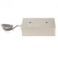 Electromagnet with 3/8-16 UNC Mounting Hole - 12V DC/37W - 3 in. x 2 in. thick - 1250.24lbs Pull