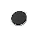 Ceramic Pot Magnet with M5 Internal Thread - 2-3/16 in. dia x 3/8 in. thick - 52.25lbs Pull