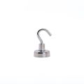 N42 Neodymium Clamping Magnet with M4 Eyebolt or Hook - 13/16 in. dia - 36.4lbs Pull