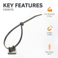 Magnetic Cable Tie Mount - 1 in. x 29/32 in. x 1/4 in. thick - 13.45lbs Pull
