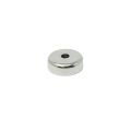 N42 Neodymium Countersunk Pot Magnet - 1 in. dia x 5/16 in. thick x 3/16 in. hole - 57.33lbs Pull