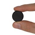 N42 Neodymium Rubber Coated Disc Magnet - 27/32 in. dia x 1/4 in. - 13.67lbs Pull
