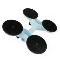 SCREWD 4-9/16 in. diameter (12-9/16 in. x 11 in.) Quad Suction Lifter - 264lbs Pull