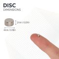 N35 Neodymium Disc Magnet - 5/32 in. dia x 1/16 in. thick - 0.83lbs Pull