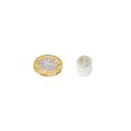 Gold Jewellery Clasp Magnet - 3/16 in. dia x 3/16 in. thick - 1.45lbs Pull