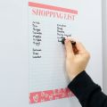 MagFlex® A4 Hearts Shopping List Fridge Magnet - Flexible Magnetic Sheet