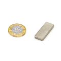 N42 Neodymium Rectangular Magnet - 1 in. x 3/8 in. x 1/8 in. thick - 9.48lbs Pull