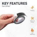 FerroFlex® 3M™ Self-Adhesive Gloss White Ferrous Strip - 13/16 in. Wide