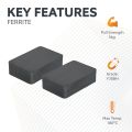 Y30BH Ceramic Rectangular Magnet - 3 in. x 1-7/8 in. x 13/16 in. thick - 11.03lbs Pull