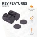 Y10 Ceramic Magnet - 3/4 in. x 1/8 in. thick - 0.88lbs Pull