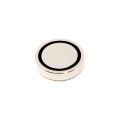 N42 Neodymium Glue In Pot Magnet - 2-1/4 in. dia x 9/16 in. thick - 264.6lbs Pull