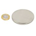 N42 Neodymium Disc Magnet - 2-1/4 in. dia x 3/16 in. thick - 51.82lbs Pull