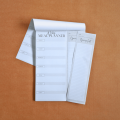52 Sheet A5 Magnetic Weekly Meal Planner Notepad - Minimalistic