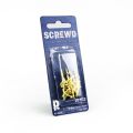 SCREWD 1/2 in. Brass Plated L Hook